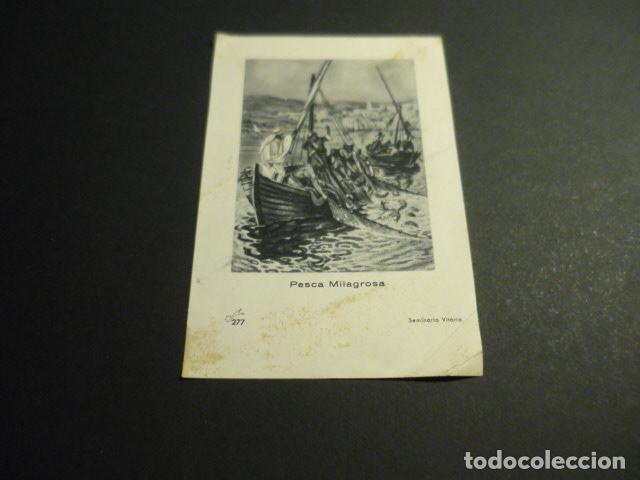 Postales: PESCA MILAGROSA ANTIGUA ESTAMPA