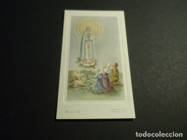 Postales: NUESTRA SE&Ntilde;ORA DE FATIMA ANTIGUA ESTAMPA