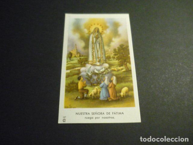 Postales: NUESTRA SE&Ntilde;ORA DE FATIMA ANTIGUA ESTAMPA