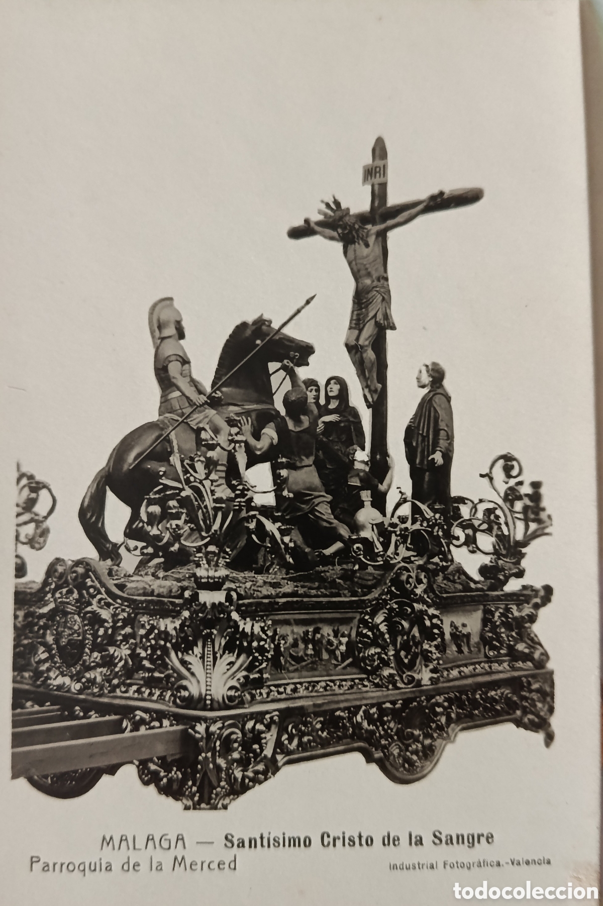 Postales: Semana Santa de M&aacute;laga postal 9 X 13 ctms Sant&iacute;simo Cristo de la Salud.