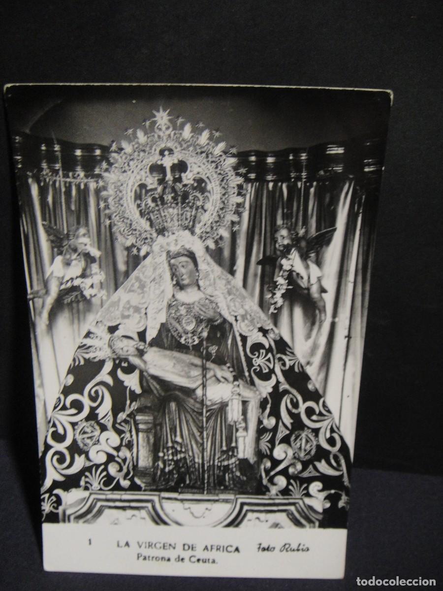 Postales: postal fotografica , la virgen de africa , patrona de ceuta - foto rubio