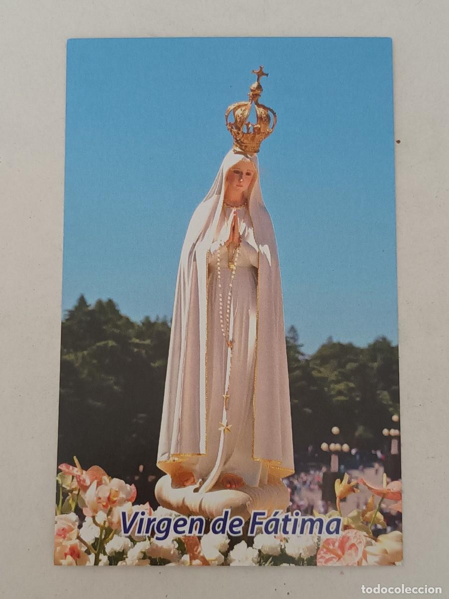 Postales: ESTAMPA VIRGEN DE FATIMA - ORACION A LA VIRGEN (REVERSO)