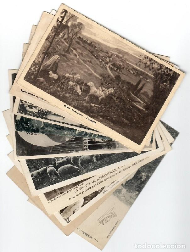 Postkarten: 15 Postales antiguas de Bernadette - Lourdes / Tombeau - L' Enfance - Portrait - Maison - Grotte&hellip;