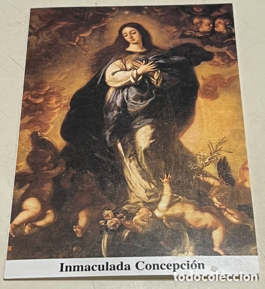 Cartoline: Estampa Religiosa. Inmaculada Concepcion. Misterios del Santo Rosario. UCAM. Murcia. 2003.