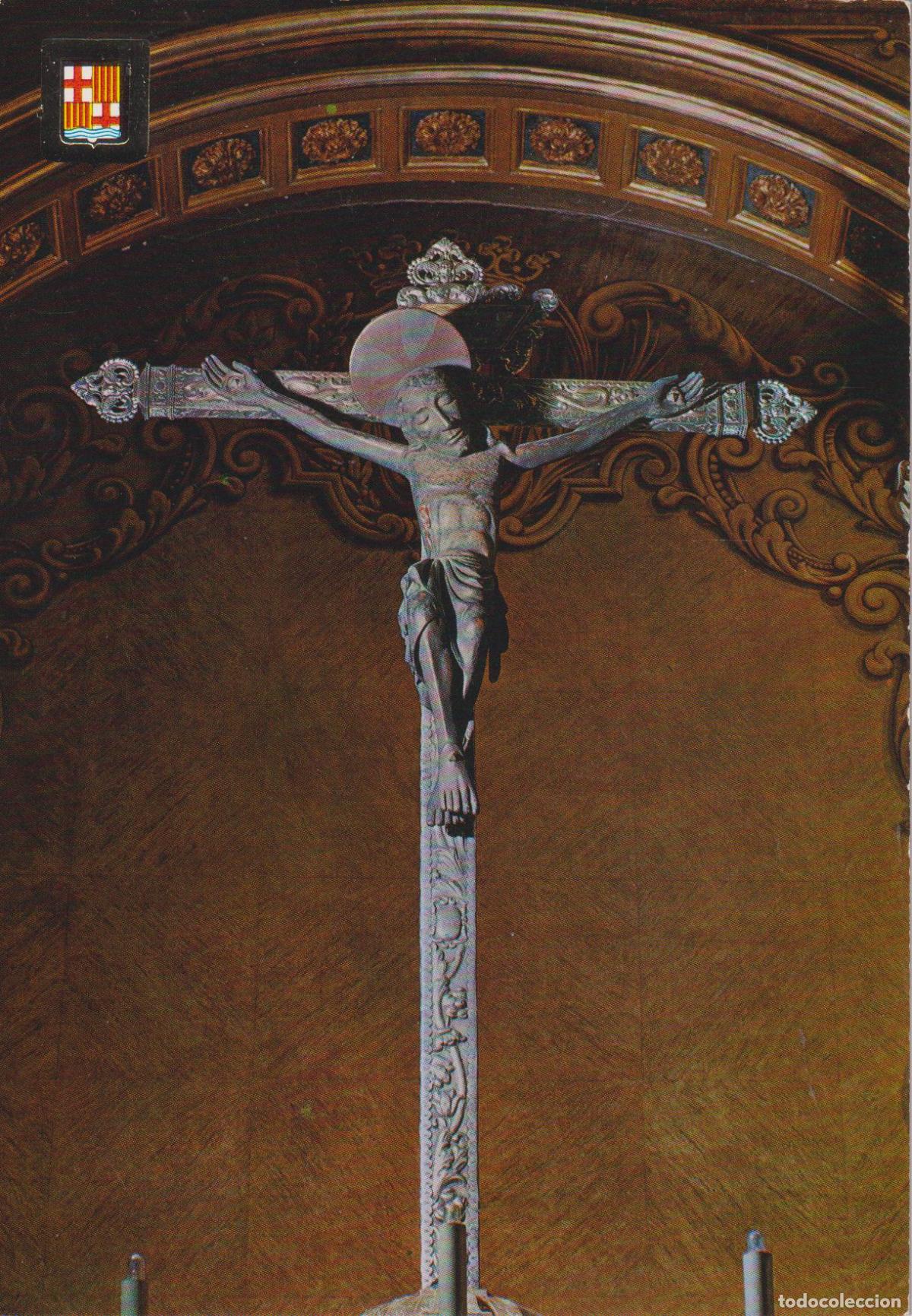 Postales: IGUALADA (BARCELONA) SANTO CRISTO DE IGUALADA - ESCUDO DE ORO N&ordm;4501 - S/C