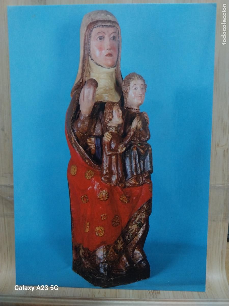 Postales: POBLET VIRGEN NTRA SRA CON NI&Ntilde;O Y SANTA ANA TARRAGONA ED RAYMOND 4 SC ORIGINAL