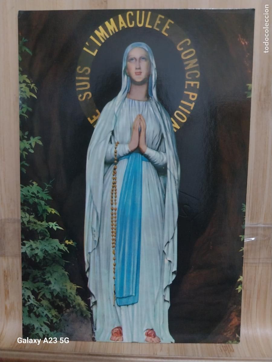 Postales: VIRGEN NTRA SRA DE LOURDES ED MARIANAS TARJETA TAMA&Ntilde;O POSTAL