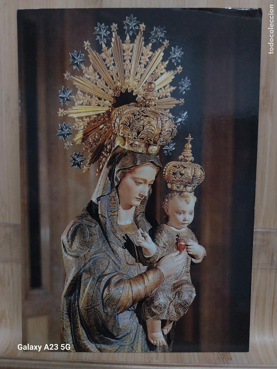 Postales: VIRGEN NTRA SRA SAGRADO CORAZON DE BARCELONA ED TARJETA TAMA&Ntilde;O POSTAL