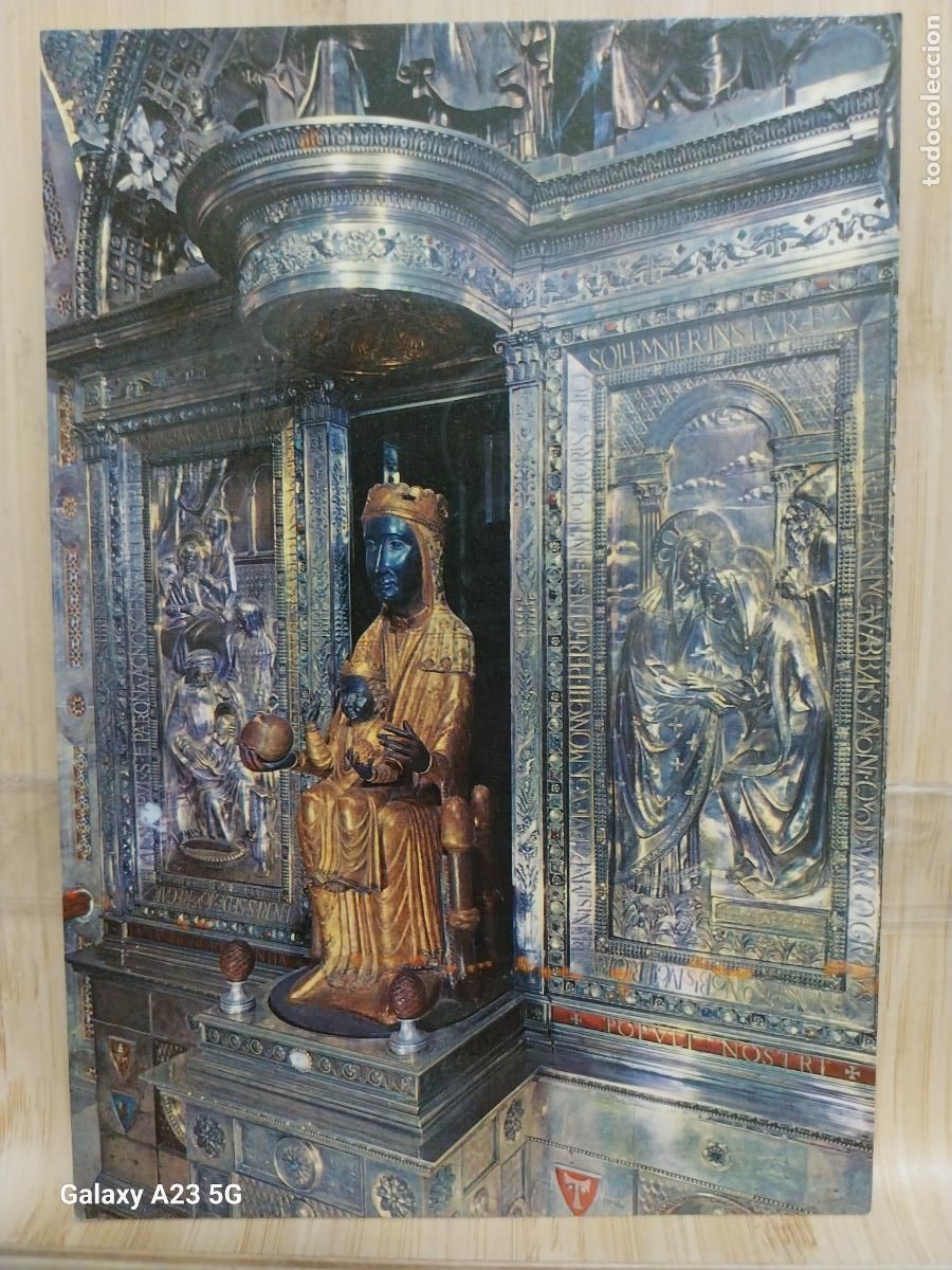 Postales: VIRGEN NTRA SRA MONTSERRAT MORENETA ED FABREGAT 505 SC ORIGINAL ++