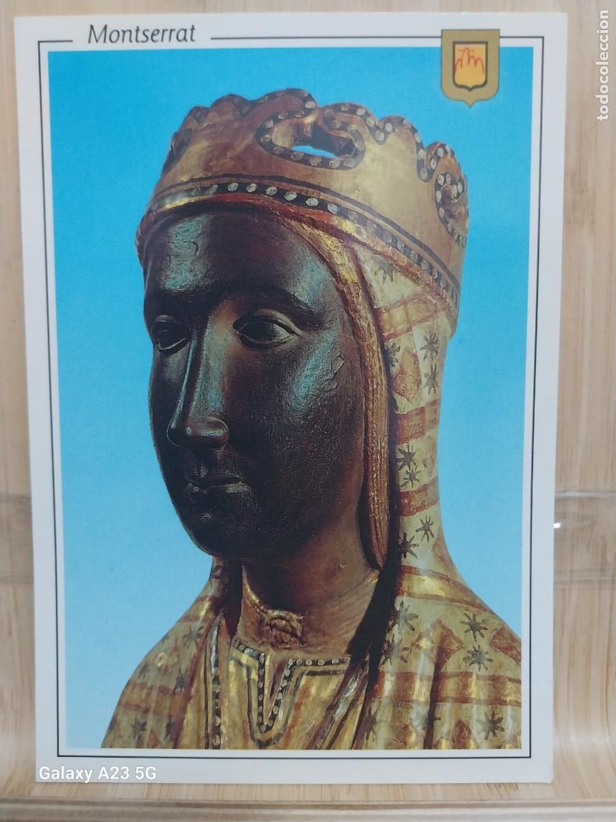 Postales: VIRGEN NTRA SRA MONTSERRAT MORENETA ED FISA 70 SC ORIGINAL ++ MARGEN BLANCO