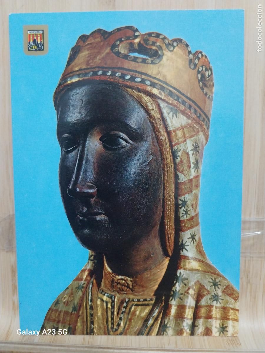 Postales: VIRGEN NTRA SRA MONTSERRAT MORENETA ED FISA 70 SC ORIGINAL ++ NO MARGEN BLANCO