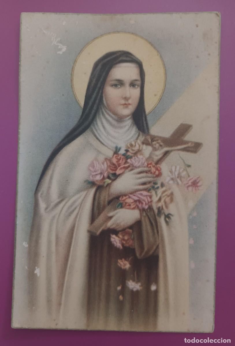 Postales: POSTAL SANTA TERESITA DEL NI&Ntilde;O JESUS O TERESA DE LISIEUX