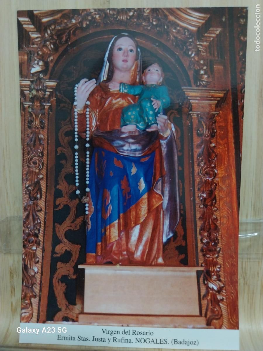 Postales: NOGALES ERMITA SANTA JUSTA Y RUFINA VIRGEN NTRA SRA DEL ROSARIO BADAJOZ TARJETA TAMA&Ntilde;O POSTAL