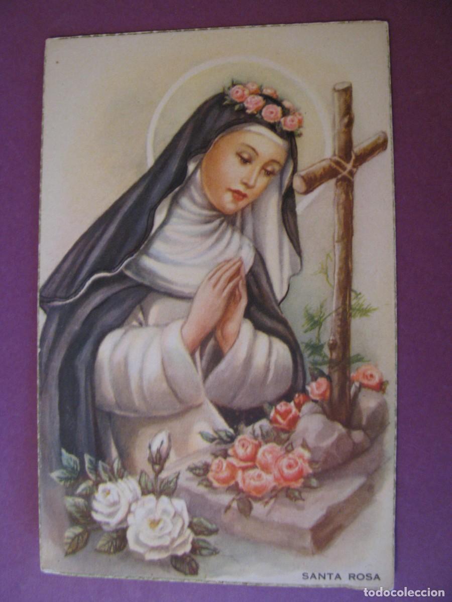 Cartoline: POSTAL RELIGIOSA. SANTA ROSA. ED. FS 19.
