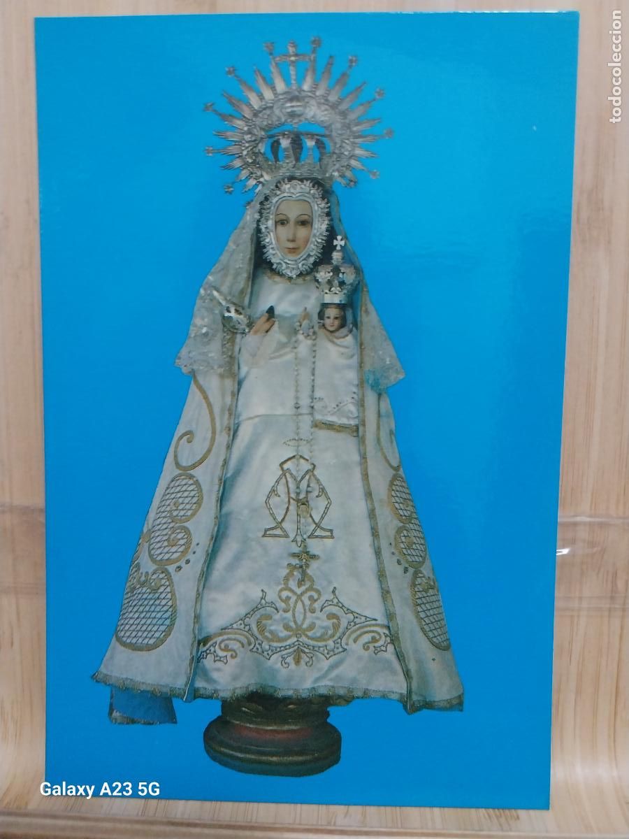 Cartoline: VILLARTA DE LOS MONTES VIRGEN NTRA SRA DE LA ANTIGUA BADAJOZ ED AZUL A&Ntilde;O 1981 SC ORIGINAL