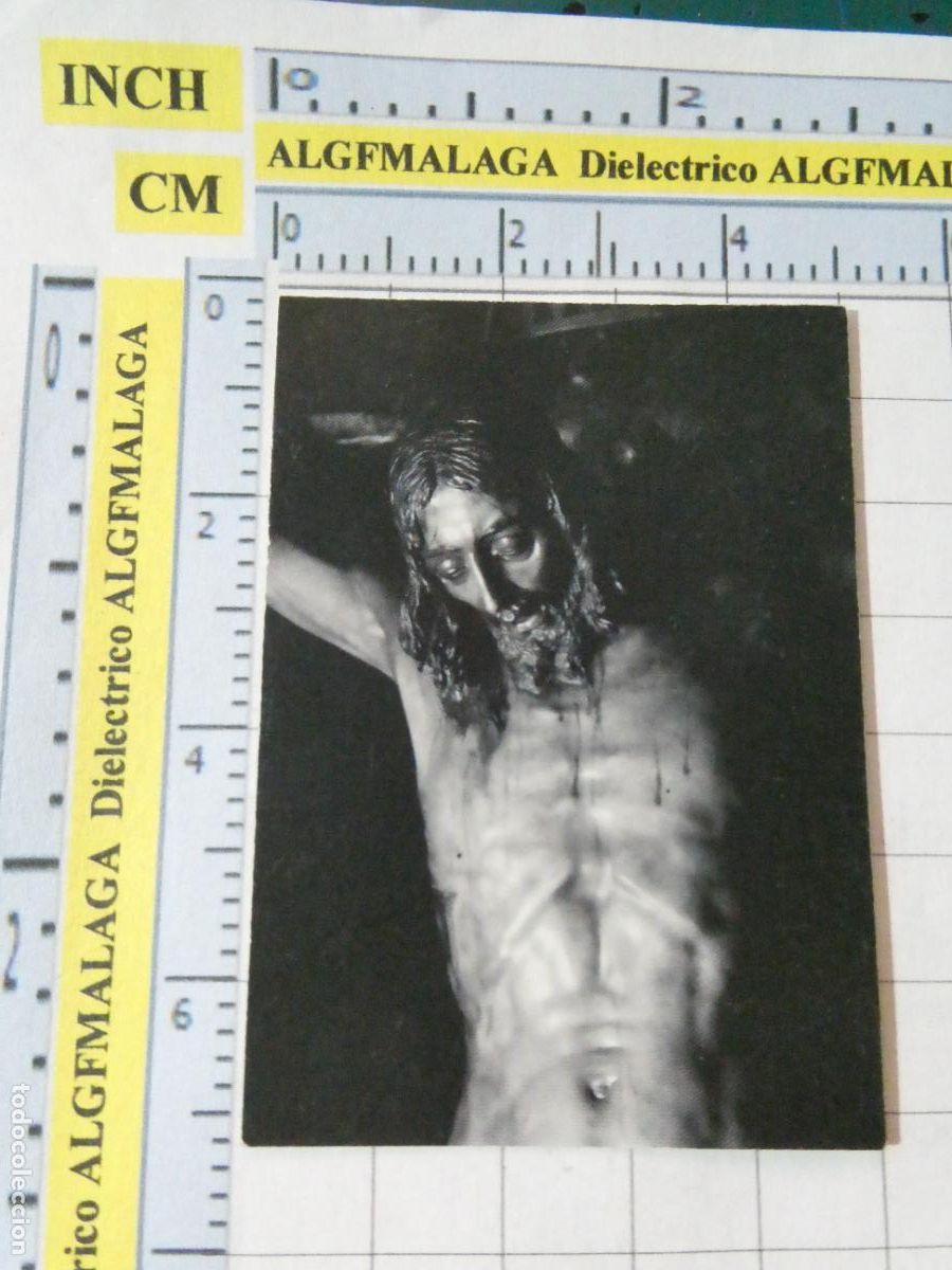 Postales: RECORDATORIO RELIGIOSO SEMANA SANTA. M&Aacute;LAGA. CRISTO DE LA MUENA MUERTE Y &Aacute;NIMAS. MENA. 474