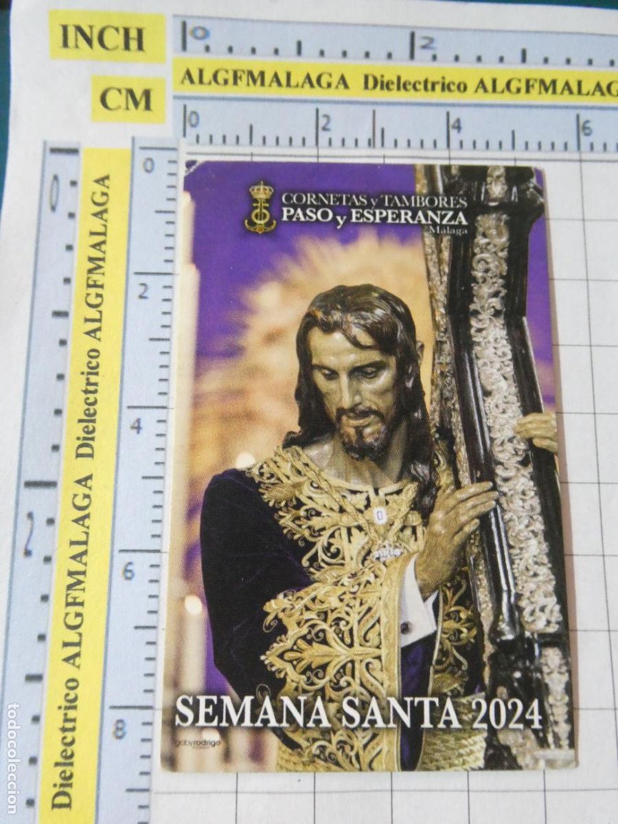 Postales: RECORDATORIO RELIGIOSO SEMANA SANTA. M&Aacute;LAGA. PASO Y ESPERANZA. 475