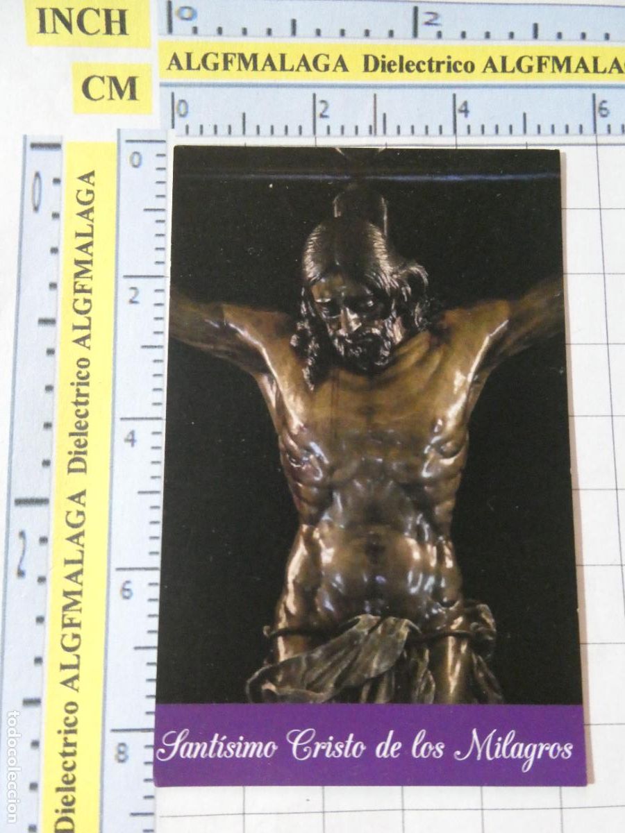 Postales: RECORDATORIO RELIGIOSO SEMANA SANTA. M&Aacute;LAGA. SANT&Iacute;SIMO CRISTO DE LOS MILAGROS 481