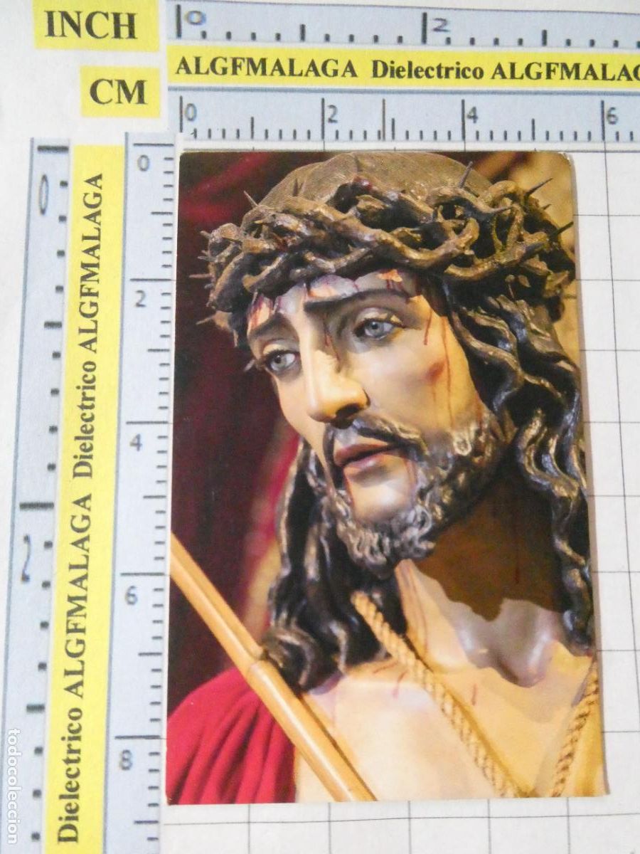Postales: RECORDATORIO RELIGIOSO SEMANA SANTA. M&Aacute;LAGA. COFRAD&Iacute;A ESTUDIANTES JES&Uacute;S CORONADO ESPINAS 488