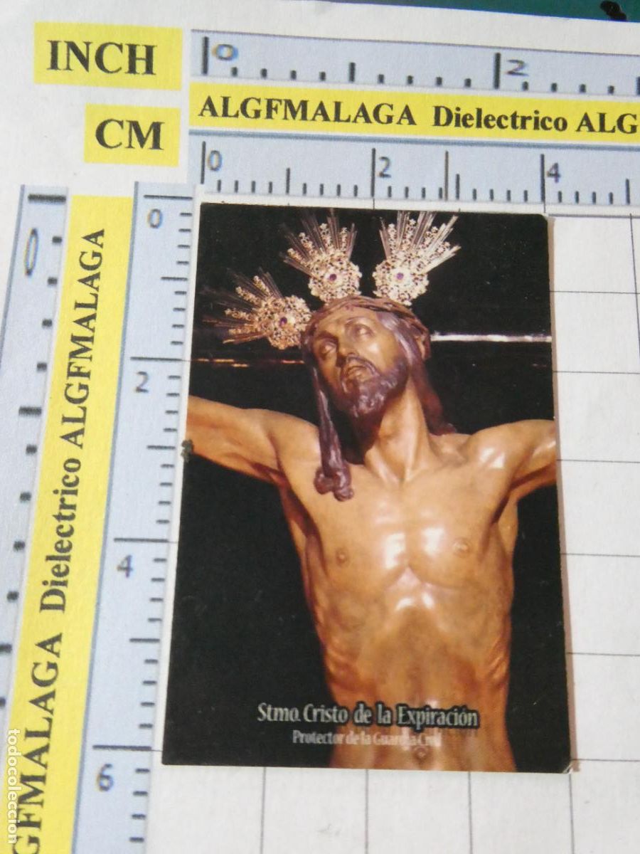 Postales: RECORDATORIO RELIGIOSO SEMANA SANTA. M&Aacute;LAGA. CRISTO DE LA EXPIRACI&Oacute;N DOLORES CORONADA. 495