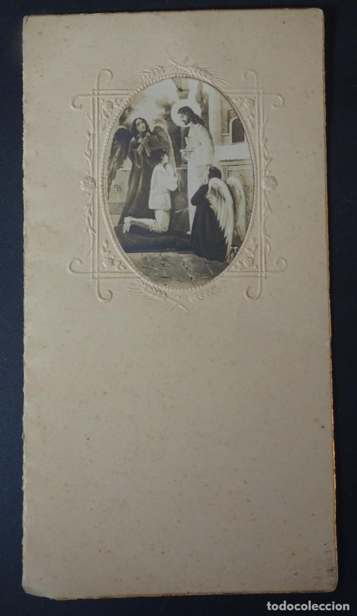Cartes Postales: ANTIGUA TARJETA PRIMERA COMUNI&Oacute;N 1930, SAGRADA FAMILIA, BARCELONA , VER FOTOS