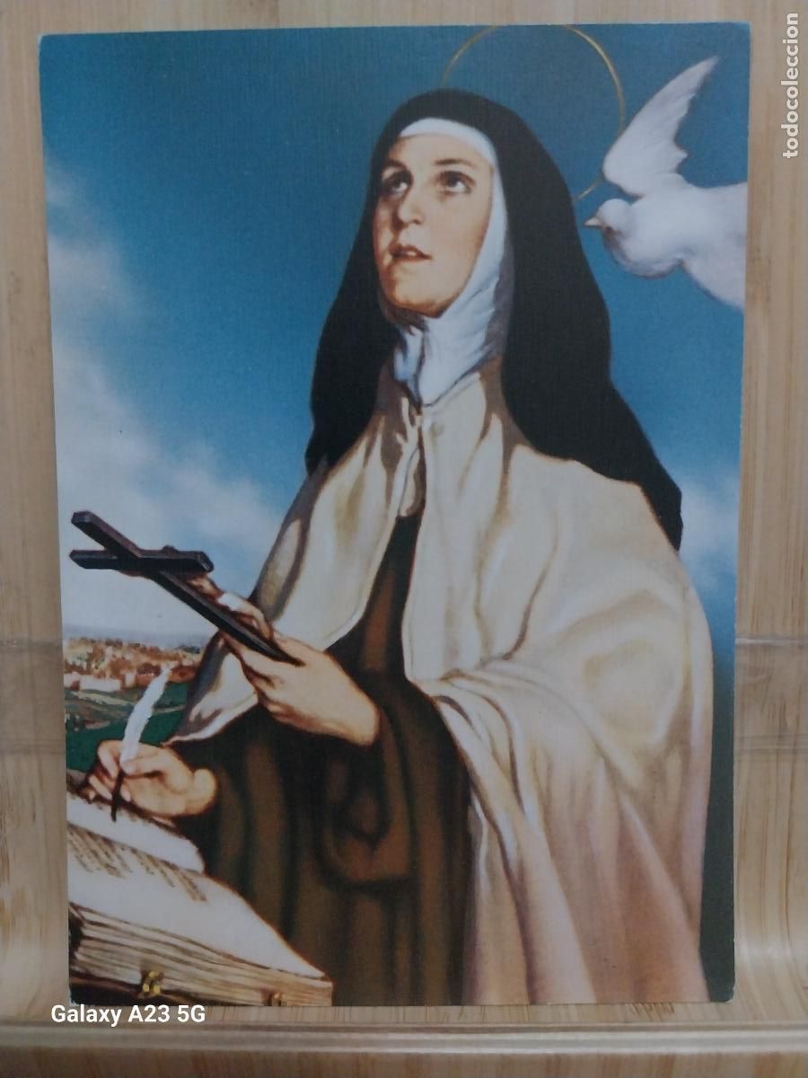 Postales: SANTA TERESA DE JESUS DOCTORA EN LA IGLESIA CERRO DE LOS ANGELES ED CC MARIANAS