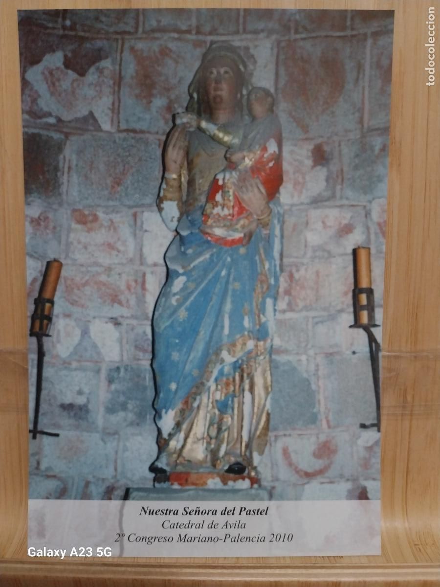 Postales: VIRGEN NTRA SRA DEL PASTEL AVILA TARJETA ... TAMA&Ntilde;O POSTAL **
