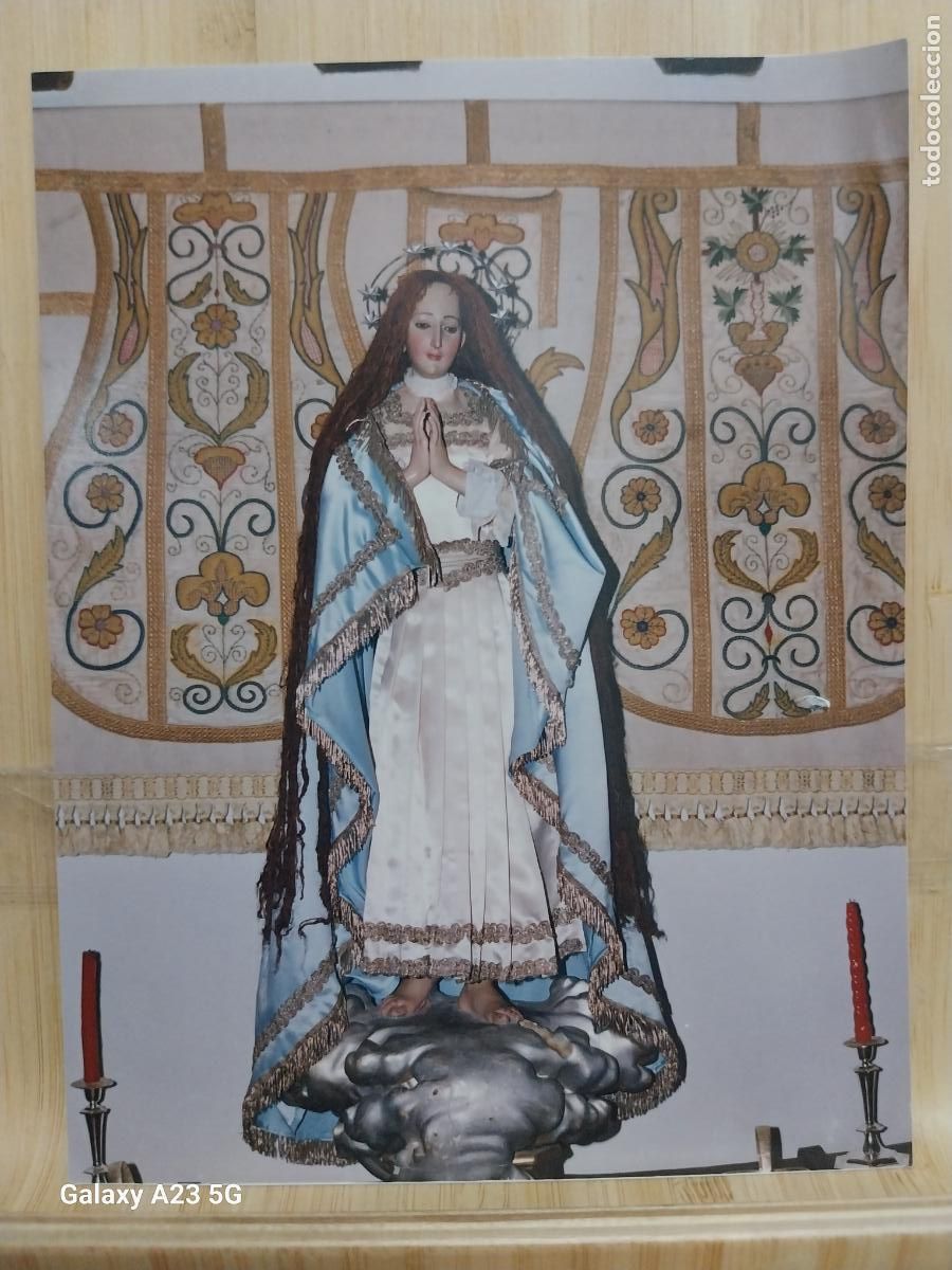 Postales: BUENAVISTA DE VALDIVIA VIRGEN NTRA SRA PURISIMA CONCEPCION TAMA&Ntilde;O POSTAL FOTO PARTICULAR