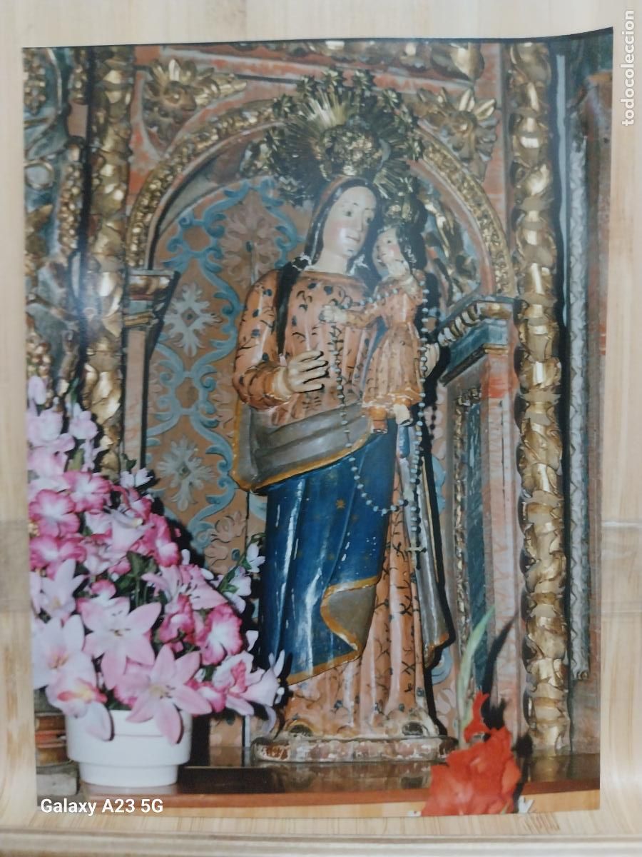 Postales: VIRGEN NTRA SRA CON NI&Ntilde;O TAMA&Ntilde;O POSTAL FOTO PARTICULAR POR DETERMINAR +++