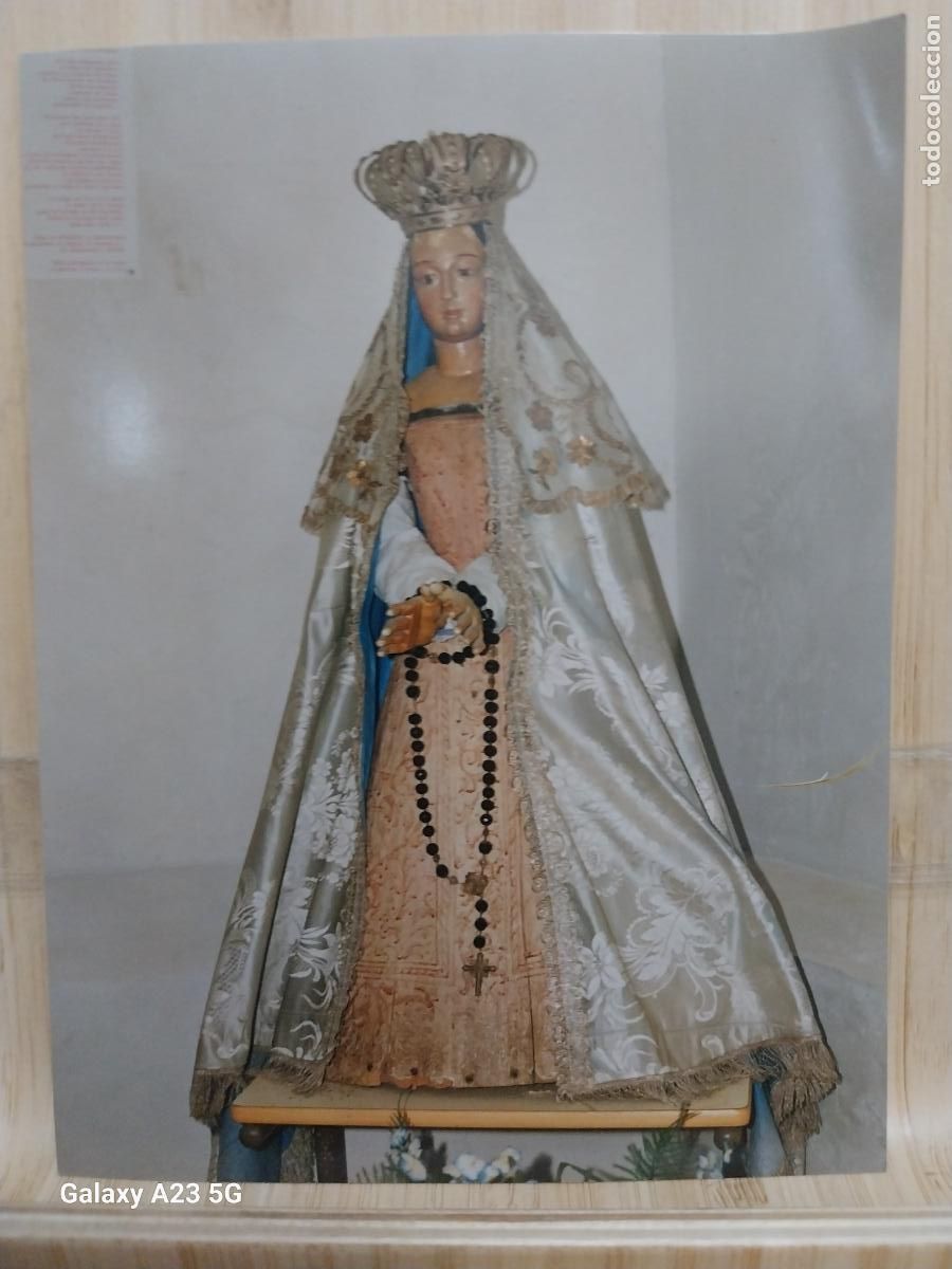 Postales: VIRGEN NTRA SRA SE&Ntilde;ORA CORONADA TAMA&Ntilde;O POSTAL FOTO PARTICULAR POR DETERMINAR +++