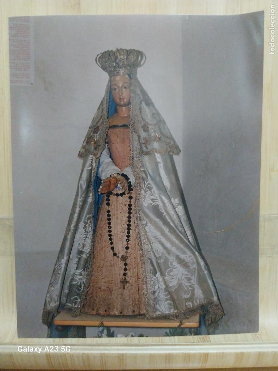 Postales: POLVOROSA VALDAVIA VIRGEN NTRA SRA DEL ROSARIO TAMA&Ntilde;O POSTAL FOTO PARTICULAR