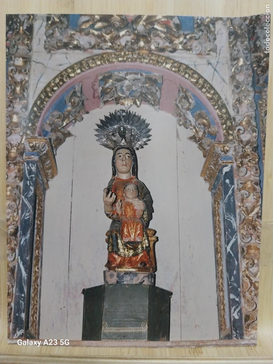 Postales: POLVOROSA VALDAVIA VIRGEN NTRA SRA DE VILLAVERDE TAMA&Ntilde;O POSTAL FOTO PARTICULAR