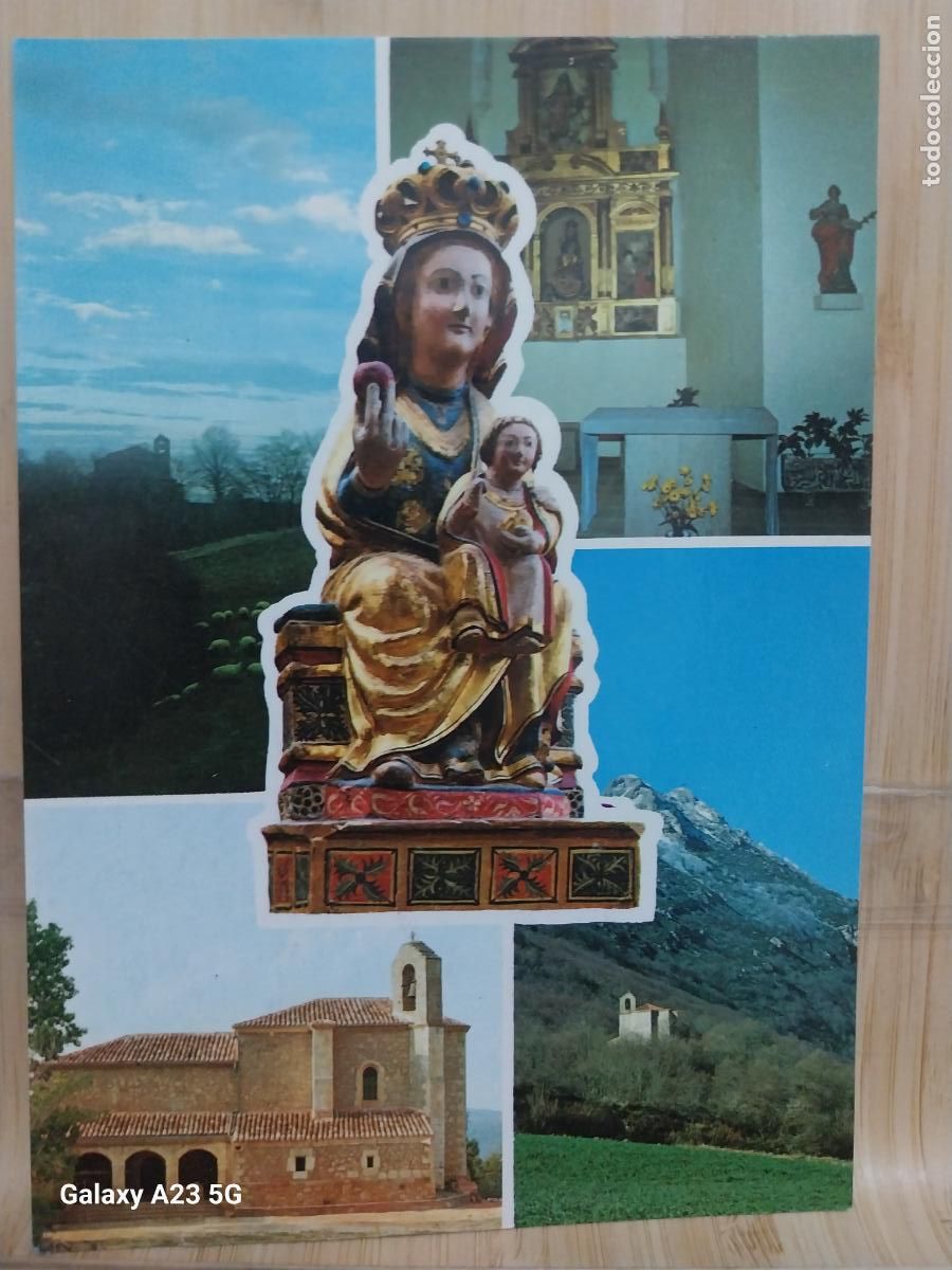 Postales: VIRGEN NTRA SRA DE OCON OKON VITORIA ARABA **** ED KEPA DEUNA BERNEDO LAGRAN SC ORIGINAL