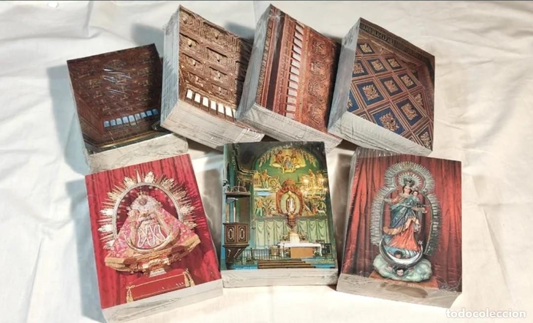 Postcards: Lote 7 paquetes x 100 tarjetas en taco o paquete, Varios modelos. 700 postales NUEVAS