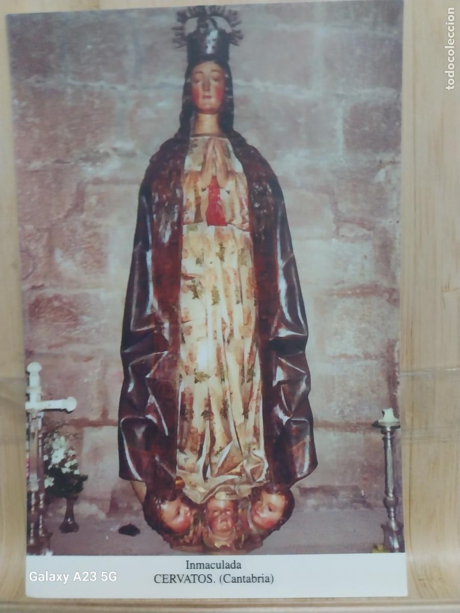 Postales: CERVATOS VIRGEN NTRA SRA INMACULADA CONCEPCION TARJETA TAMA&Ntilde;O POSTAL DORSO BLANCO