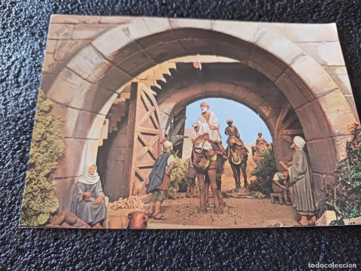 Postales: DIORAMAS DE LA INFANCIA DE JESUS - COLECCI&Oacute;N &rdquo;MATEU QUINTANA, los magos llegan a jerusalen