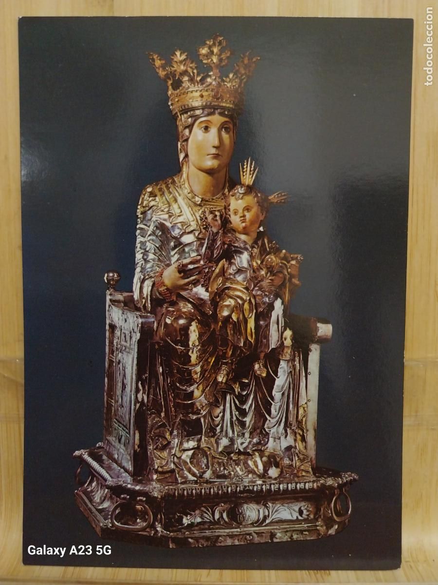 Postales: VIRGEN NTRA SRA SANTA MARIA REAL PAMPLONA POSTAL A&Ntilde;O 1990 SC ORIGINAL