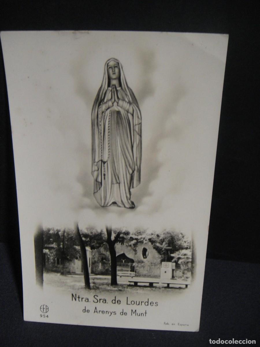 Postales: nuestra se&ntilde;ora de lourdes de arenys de munt