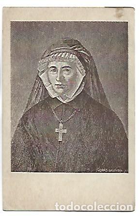 Postales: RETRATO SEGUN UN GRABADO DE 1896.- LA M. M&ordf; DE SAN IGNACIO THEVENET - LYON / FRANCIA