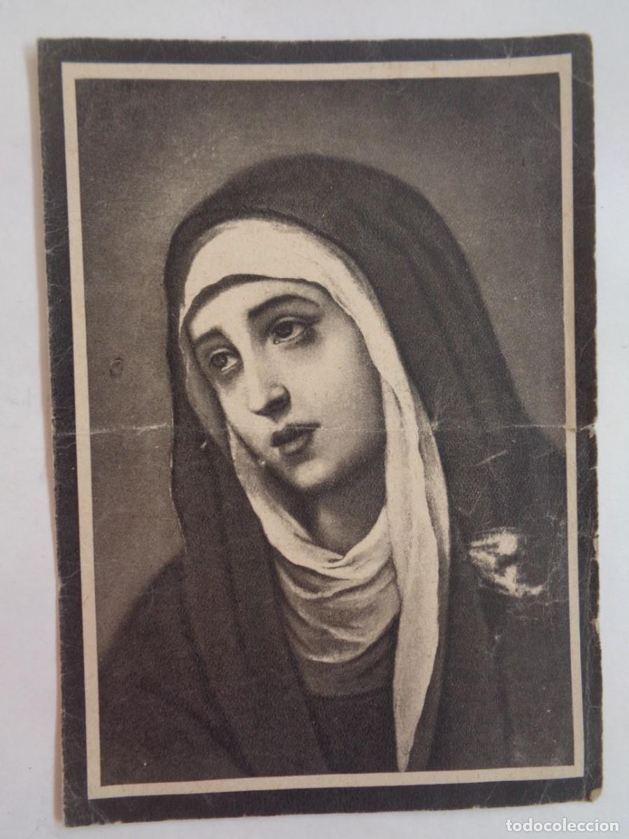 Postales: GRAN RECORDARTORIO DE JOVEN FALLECIDA A LOS 30 A&Ntilde;OS EN IGUALADA , 1954 ... 11 X 16 CM