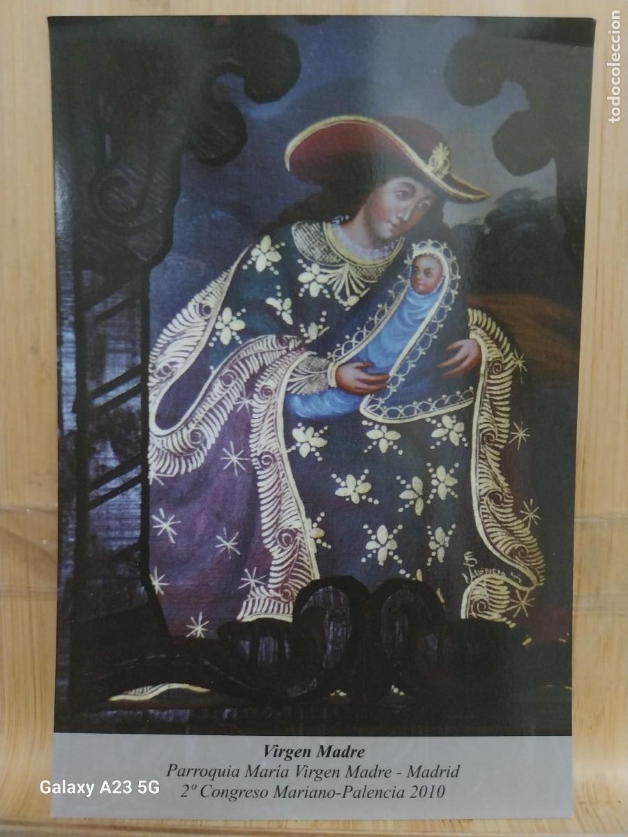 Postales: VIRGEN NTRA SRA VIRGEN MADRE MADRID TARJETA TAMA&Ntilde;O POSTAL DORSO BLANCO