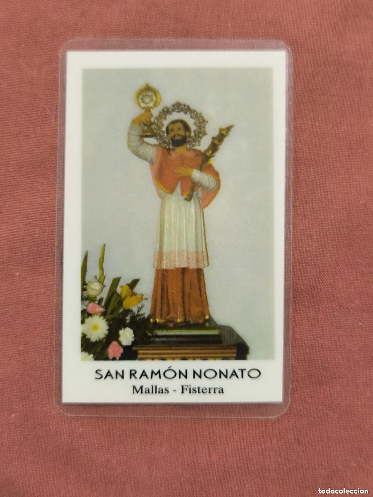 Cartoline: Estampa San Ram&oacute;n Nonato Mallas Fisterra Plastificada &ndash; Oraci&oacute;n Devocional
