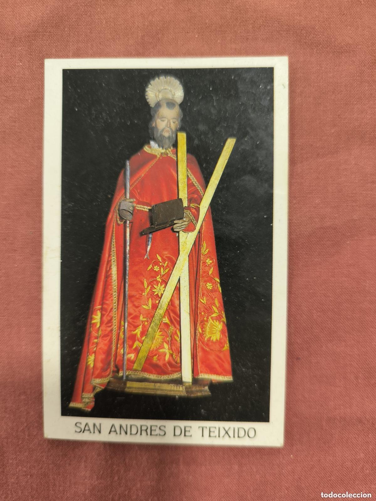 Cartoline: Estampa Religiosa San Andr&eacute;s de Teixido &ndash; Ap&oacute;stol con Oraci&oacute;n en Gallego