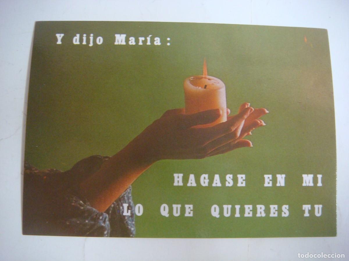Postales: POSTAL PUBLICITARIA DE Y DIJO MARIA HAGASE EN MI LO QUE TU QUIERAS-CAJ-POS-N&ordm;-5 SOB-24