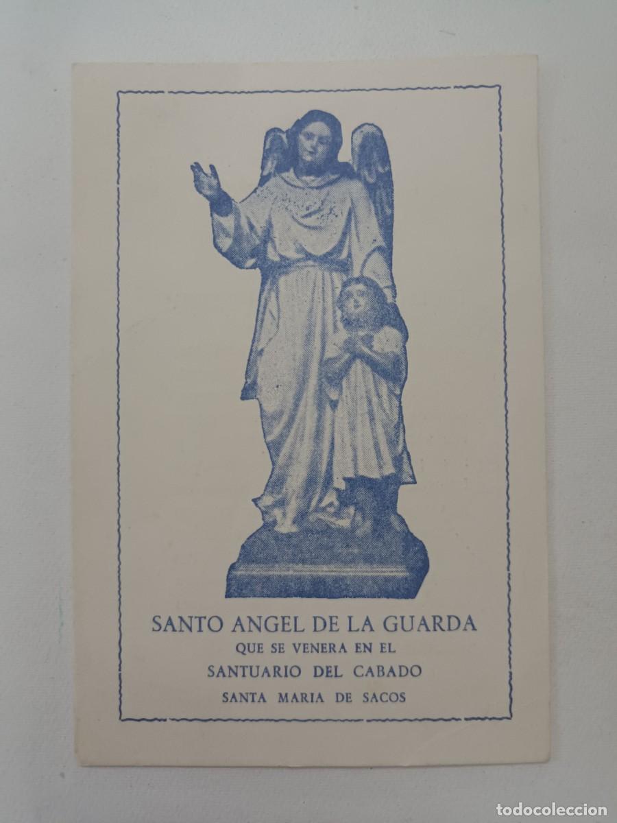 Postales: ESTAMPA SANTO ANGEL DE LA GUARDA - ORACION AL SANTO (REVERSO)