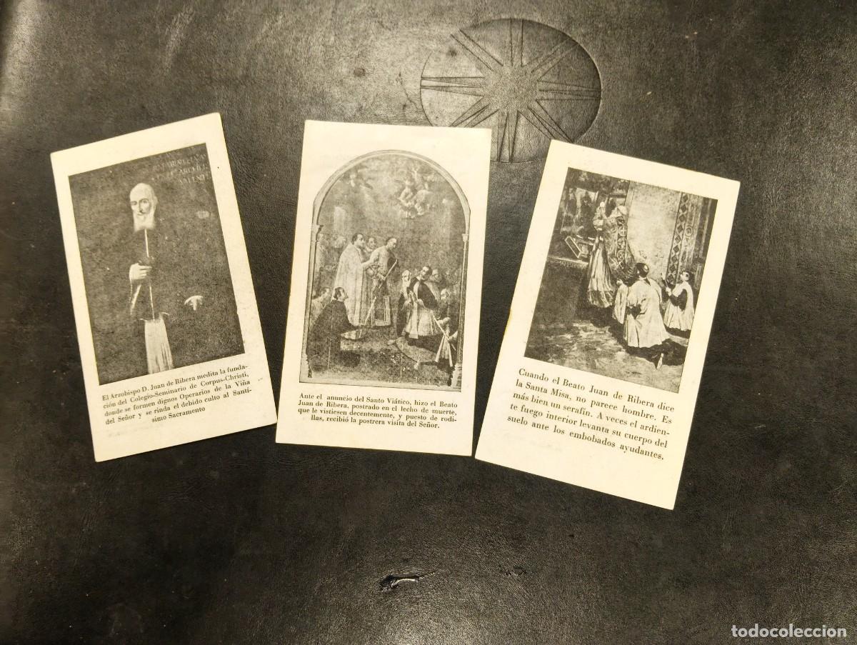 Cartes Postales: 3 ANTIGUAS ESTAMPAS DE ORACION - BEATO ( SAN ) JUAN DE RIBERA