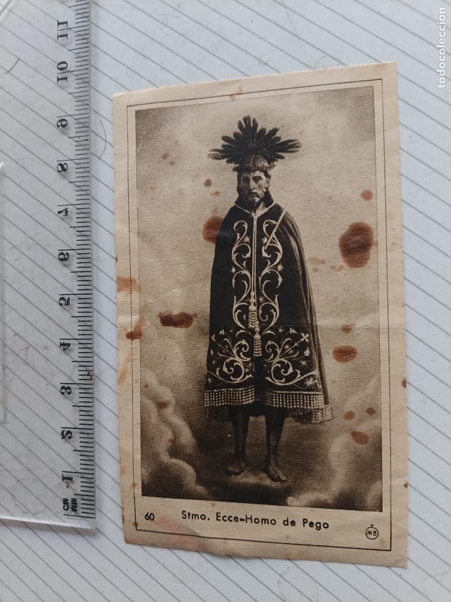 Postcards: Estampa antigua. Ecce-Homo de Pego