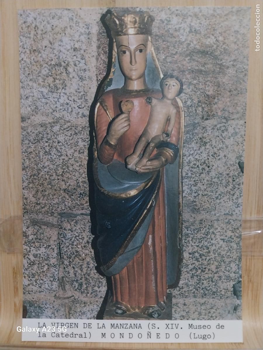 Postkarten: MONDO&Ntilde;EDO VIRGEN NTRA SRA DE LA MANZANA LUGO ED VISTABELLA AVE3 SC ORIGINAL