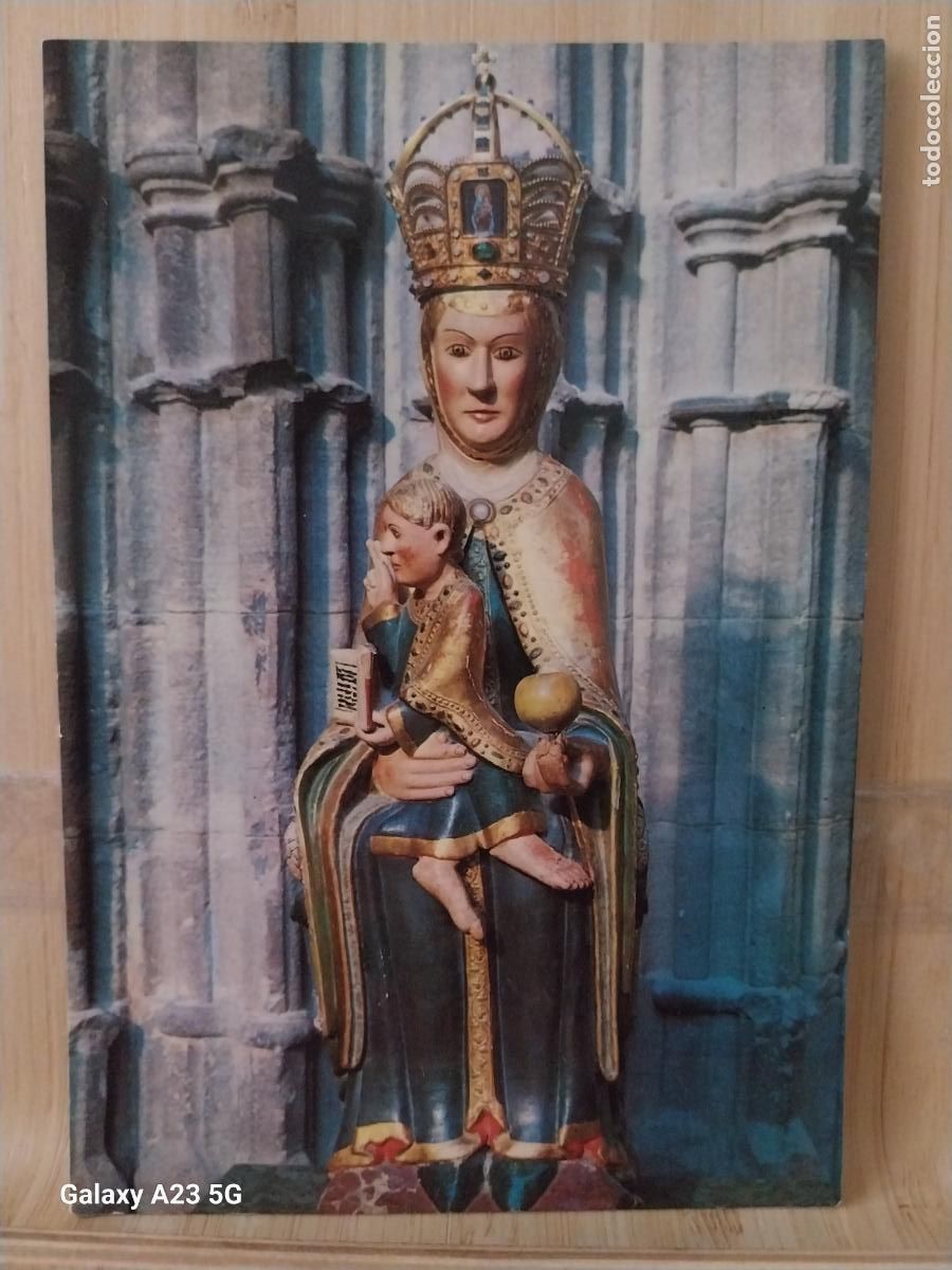 Postcards: VIRGEN NTRA SRA DE VALBANERA ED PUBLICIDAD BUR A&Ntilde;O 1985 SC ORIGINAL
