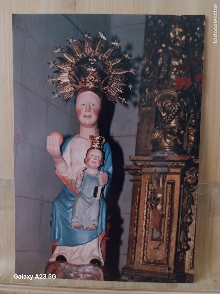 Postais: VALDERRABANO OYUELA TABA VIRGEN NTRA SRA DEL RABANILLO PALENCIA FOTPARTICULAR TAMA&Ntilde;O POSTAL VINTAGE